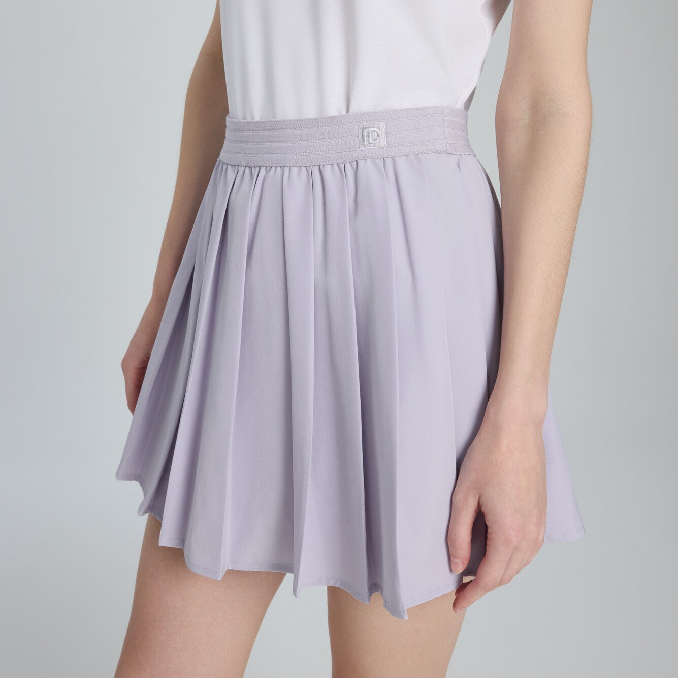 Women Cool Slate Pleated Skirt